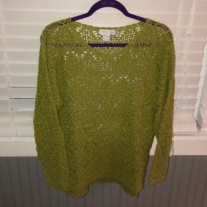 olive green sweater
